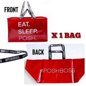 POSHMARK SWAG~ PM TISSUE PAPER, PM STICKERS, PM TY CARDS, PM RED TOTE & MORE NWT